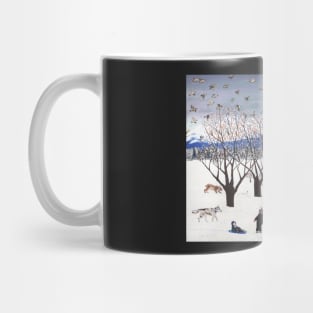 Winter Day at Westchester Lagoon, by Alaskan Artist Scott Clendaniel Mug